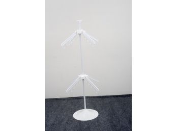 Retail Plastic Clothing Hanger Rack For Doll Or Infant Clothing.