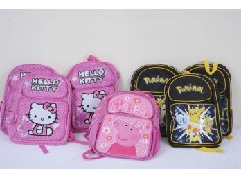 7 Backpacks Featuring Pokemon, Hello Kitty, And Peppa The Pig