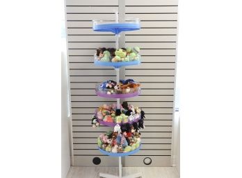 Ty Beanie Toys Display Rack With 75+ Toys