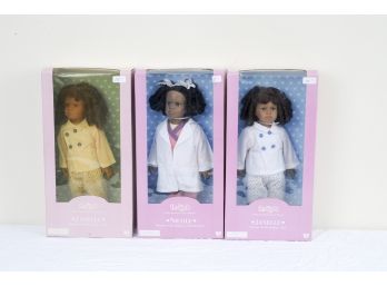 Group Of 3 ProdiGyrls African American Dolls