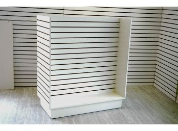 Slat Wall 4 Sided Merchandise Display  Unit.