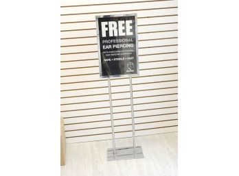 Steel Free Standing Double Sided Sign