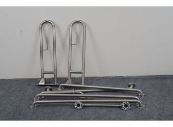 Group Of Stainless Steel Handicap Hand Rails