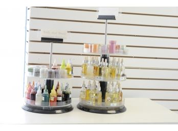 2 Display Racks With Fragrances