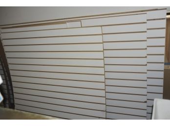 7 Assorted Sections Of Slat Wall