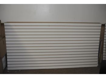 Group Of 5 - 8' X 4' Sheets Of Slat Wall (used)