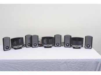 Group Of 3 GPX Micro Hi-Fi Systems With Speakers