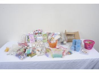 Big Lot Of Baking / Craft Supplies Used For Making Party Favors And Soap Products.