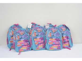 Group Of 7 Backpacks New With Tags 3C4G 'Three Cheers For Girls'