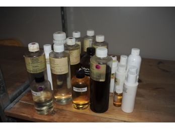 About 25 Bottles Of Scented Oils And Fragrances For  Soap Making.