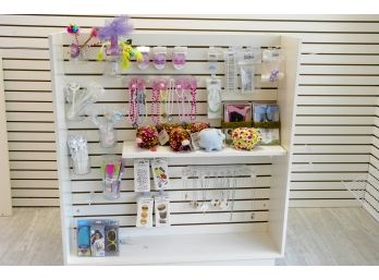 Contents Of Slat Wall Display , Jewelry, Stickers, Wands, Etc.