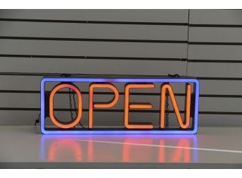 Lighted Open Sign