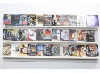 33 Piece Lot Assorted Laser Disc Movies - Mostly Action/comedy/horror