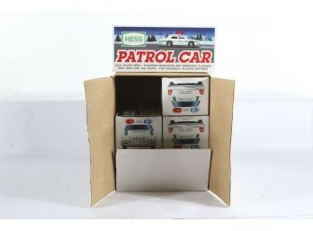 Hess Police Cars - Case Of 6 Patrol Cars With Original Boxes - See Below