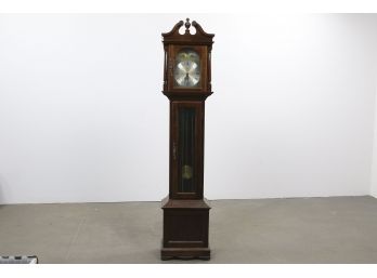 Viking  Grandfather Clock With Swinging Pendulum