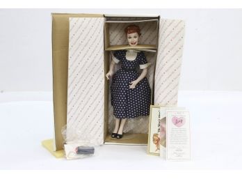 Hamilton Collection Porcelain Classic Comedian Doll - Lucille Ball 'I Love Lucy'