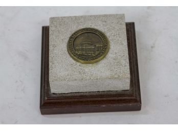 Paperweight / Original Sandstone Piece From US Capitol Building Steps