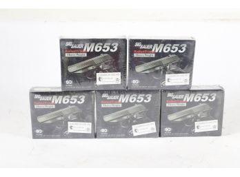 5 Lot - Brand New Sig Sauer M653 Railed Frame BB Air Sport 6mm Guns