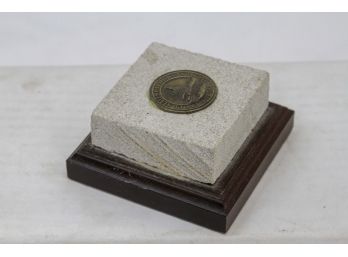 United States Capitol Sandstone Paper Weight 1793-1960