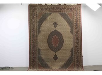 Large Decorative Area Rug  Red / Blue / Cream Colors.