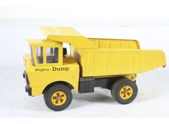 Tonka Metal Yellow Truck - 'Mighty Dump' Truck