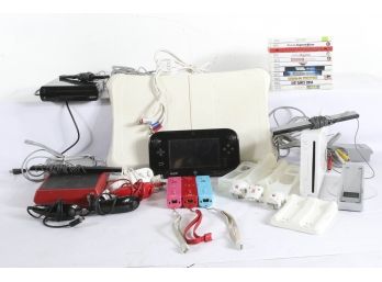 Wii Lot - Multiple Consoles, Controllers, Accessories & Games