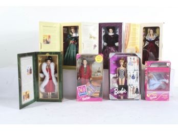 7 Piece Collector Barbie Lot - Rosie O'Donnel, Holiday Voyage, Slumber Party, Etc