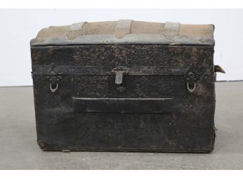 Small Dome Top Antique Trunk