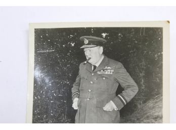 Winston Churchill Military Photograph