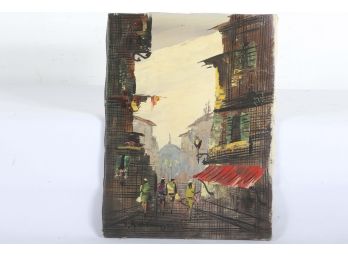 Small French Scene Painting