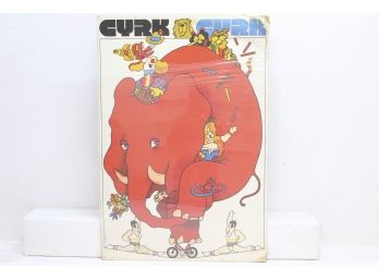 1970's Cyrk Original Polish Circus Poster 39' X 27'