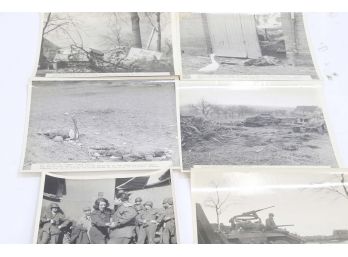6 1940's Military Photos, Germany, 2 Show Deceased