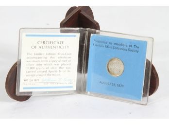 Apollo 14 Silver Coin By Franklin Mint