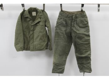 Vintage Military Cold Weather Gear, Jacket And Pants
