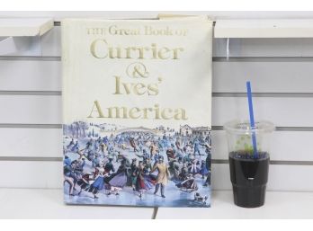 Oversized Hard Cover, Great  Book Of Currier And Ives, 487 Pages