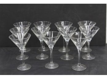 11 New Libby Domaine Martini Glasses, 8 Oz