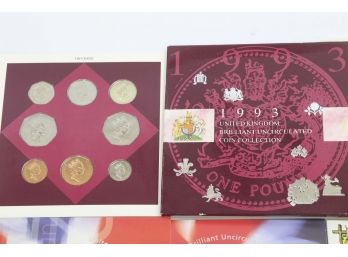 4  Sets Of British Uncirculated Coins