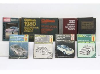 Lot Of Chiltons And Other Car Repair Mauals