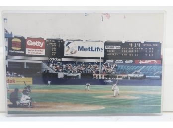 Last Pitch Of  David Wells Perfect Game Photograph  17' X 12'