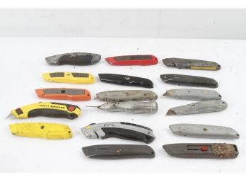 Group Of 17 Utility Knives