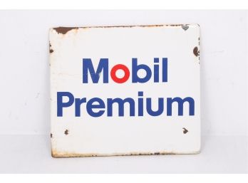 Mobil Premium Gas Porcelain Sign