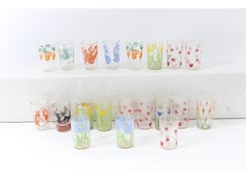 Group Of 24 Assorted Juice Glasses