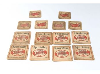 Group Of Fourteen  Bar Coasters - Trommers Beer & Cremo Ale Ads
