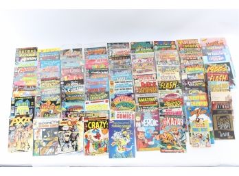 Large Group Of Comic Books