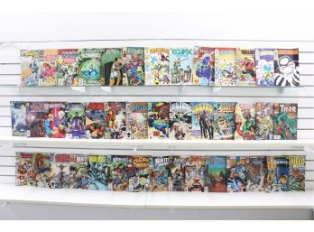 Huge Lot Of Vintage Comics Includes Batman, Conan, Warlocks, Avengers, Dreadstar, Thor & More