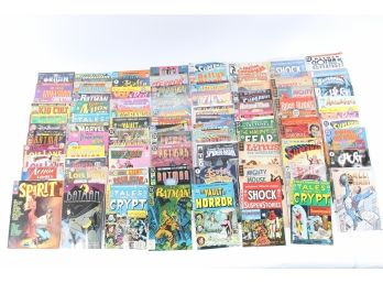 Large Group Of Comic Books