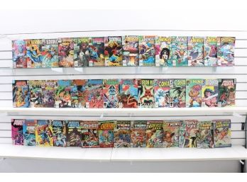 Huge Lot Of Vintage Comics - Few Of Bronze Era Fantastic Four #130, The Thing And Spider Woman #30 & More