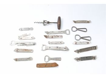 Large Group Of Bottle, Wine And Beer Openers
