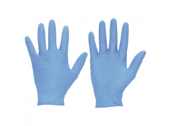 Ansell 92-575 TNT Disposable Nitrile Powdered Gloves.