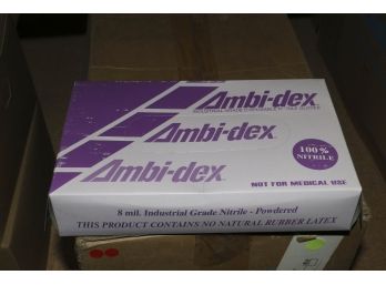 PIP Ambi-Dex Disposable Industrial Grade Powdered Nitrile Gloves Style 338 (1000 Gloves)